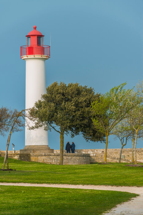 Vue phare - Le lanternon chambres d'hôtes ile de ré